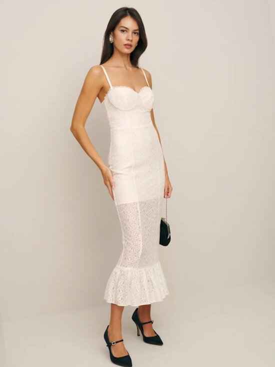 Reformation Dresses & Skirts - Reformation White Lace Dress (Canice Dress)